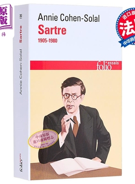 【法文版】诺贝尔文学奖得主1964年 让保罗萨特传记 1905-1980 法文原版 Sartre Annie Cohen Solal
