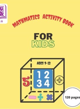 海外直订Mathmatics Activity Book for Kids Ages 9-12 9-12岁儿童数学活动书