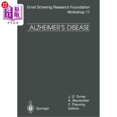 海外直订医药图书Alzheimer's Disease: Etiological Mechanisms and Therapeutic Possibilities 阿尔茨海默病:病因机制和治