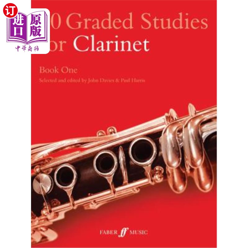 海外直订80 Graded Studies for Clarinet, Book 1 80单簧管分级学习,第一册