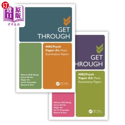 海外直订医药图书Get Through Mrcpsych Paper a: Mock Examination Papers, Two Volume Set 通过心理学论文a:模拟考试试卷