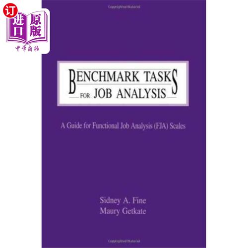 海外直订Benchmark Tasks for Job Analysis 工作分析的基准任务