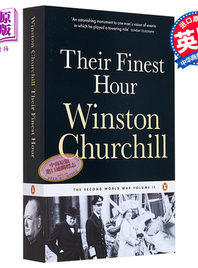 丘吉尔二战回忆录 2 英文原版 The Second World War 2 Their Finest Hour Winston Churchill 【中商原版】