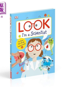 现货 DK看看我是科学家 Look I’m a Scientist 儿童生活科普百科带插图文学 获奖书籍 精装 英文原版 7-12岁【中商原版】