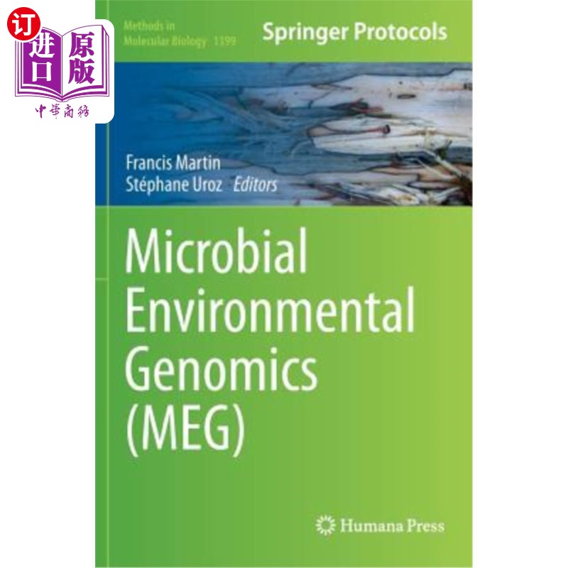 海外直订医药图书Microbial Environmental Genomics (Meg) 微生物环境基因组学(Meg)