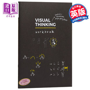英文原版 Visual Willemien 中商原版 Brand 创意 视觉思维：练习册 Workbook Thinking
