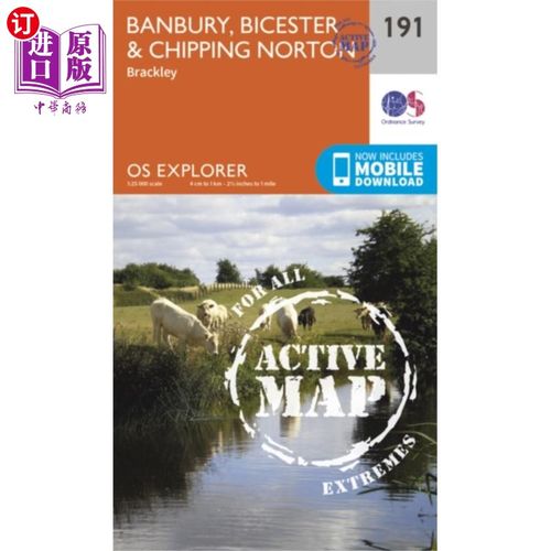 海外直订Banbury, Bicester and Chipping Norton 班伯里，比斯特和奇平诺顿