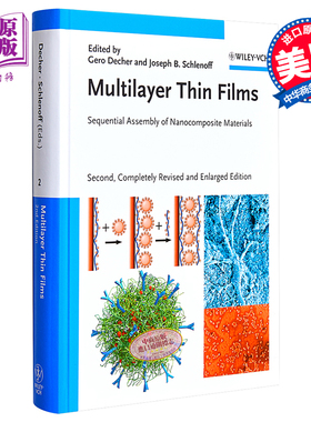 现货 Multilayer Thin Films 2nd Edition 英文原版 多层薄膜研究 纳米复合材料组装顺序 第2版 Gero Decher【中商原版】