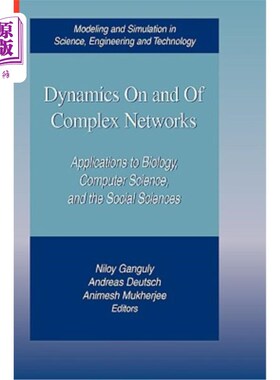 海外直订Dynamics on and of Complex Networks: Applications to Biology, Computer Science,  复杂的动力学:生物学、