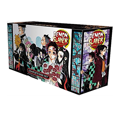 预售 漫画 鬼灭之刃1-23完 盒装版 Demon Slayer Complete Box Set 吾峠呼世晴 英文原版书 VIZ【中商原版】