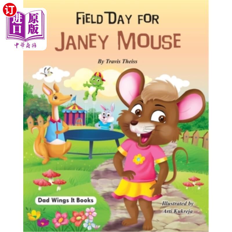 海外直订field day for janey mouse 珍尼老鼠野外活动日