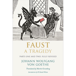预售 浮士德 悲剧 第一部分和第二部分 修订版 英文版 Faust The Tragedy Johann Wolfgang Von Goethe【中商原版】