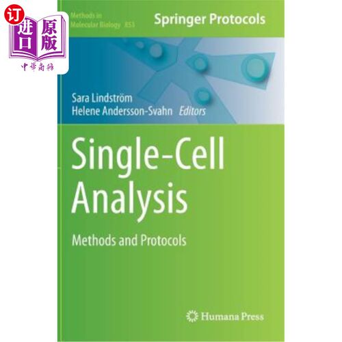 海外直订Single-Cell Analysis: Methods and Protocols 单细胞分析:方法和协议