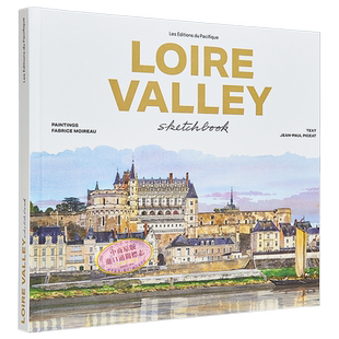 预售 【水彩写生本系列】Loire Valley sketchbook 进口艺术 卢瓦尔河谷水彩写生本 素描写生速写本画册画集【中商原版】