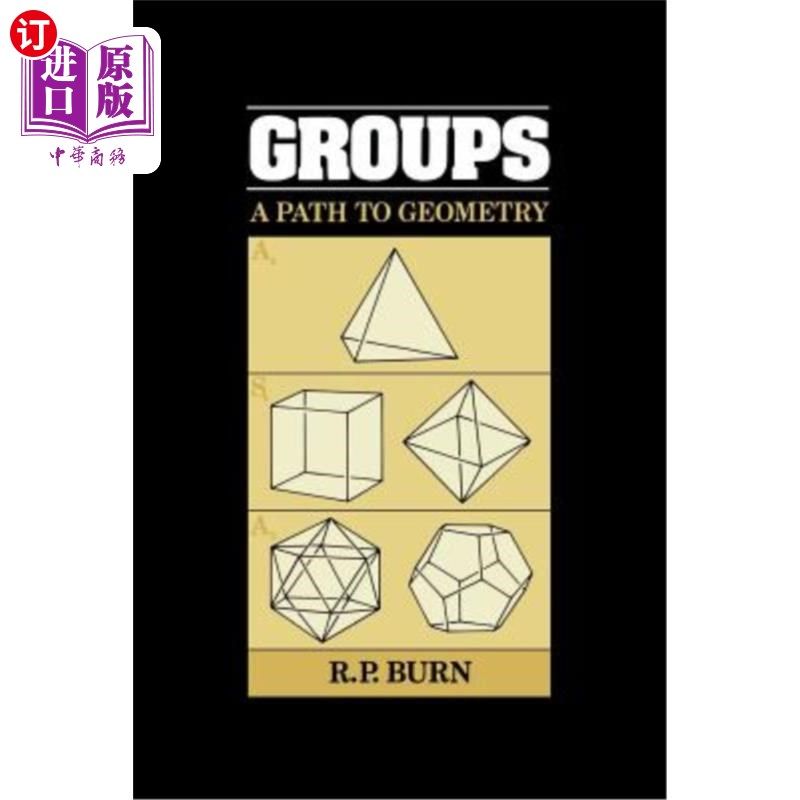 海外直订groups: a path to geometry 组:几何之路