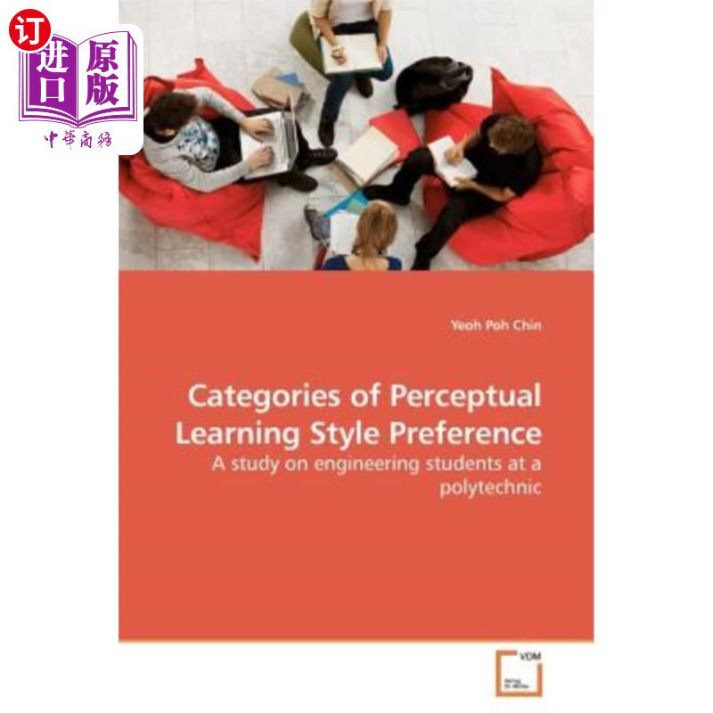 海外直订Categories of Perceptual Learning Style Preference 知觉学习风格偏好的类别