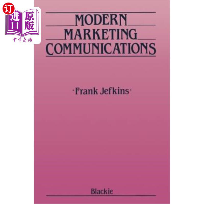 海外直订Modern Marketing Communications 现代营销传播