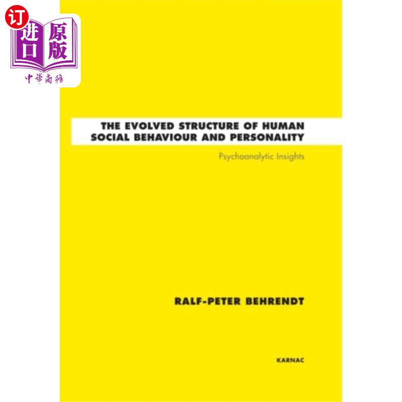 海外直订Evolved Structure of Human Social Behaviour and ... 人类社会行为和人格的进化结构