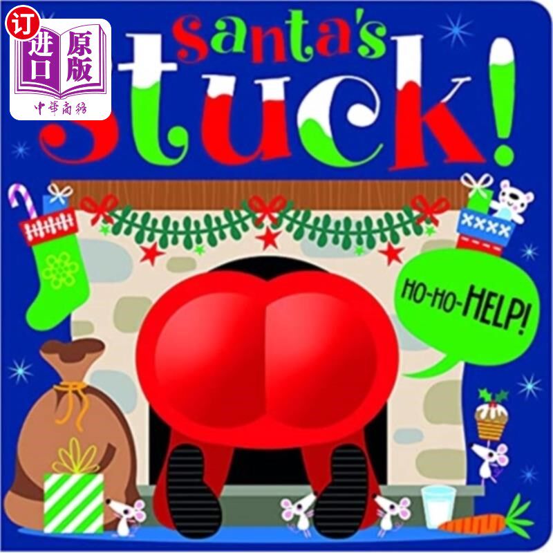 海外直订SANTAS STUCK 圣诞老人了