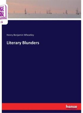 海外直订Literary Blunders 文学错误