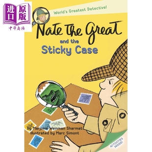 英文原版 案例 Great the 小侦探内特11 Sticky 12岁 儿童小初文学故事书 Nate 桥梁章节书 Case 中商原版 and 粘性