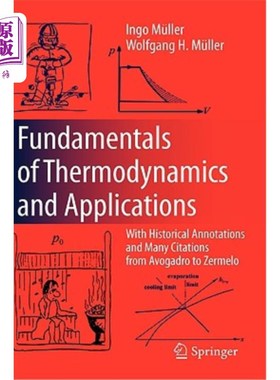 海外直订Fundamentals of Thermodynamics and Applications: With Historical Annotations and 热力学基础和应用：有历史注