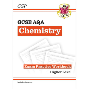 英国CGP GCSE Chemistry AQA Exam Practice Workbook - Higher (includes answers)【中商原版】