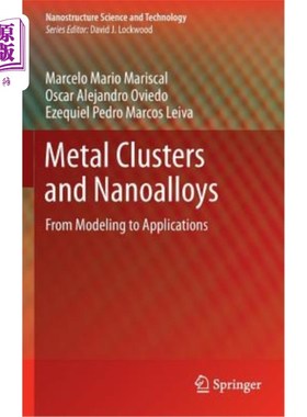 海外直订Metal Clusters and Nanoalloys: From Modeling to Applications 金属团簇和纳米合金：从建模到应用