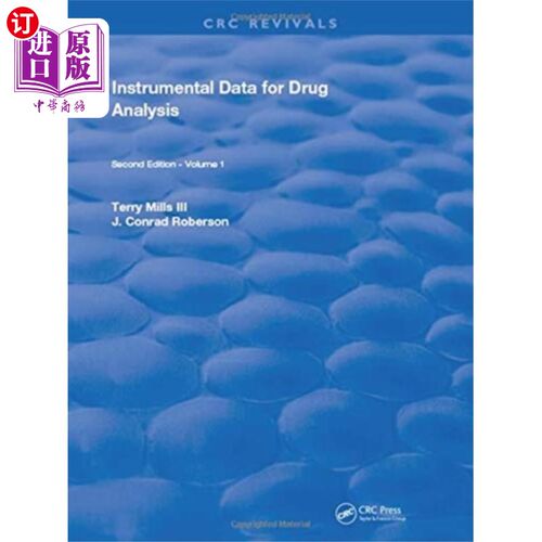 海外直订Instrumental Data for Drug Analysis, Second Edit... 药物分析仪器数据