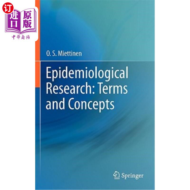 海外直订医药图书Epidemiological Research: Terms and Concepts 流行病学研究：术语和概念