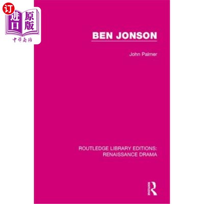 海外直订Ben Jonson 本·琼森