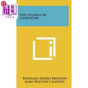 Literature 文学五学 Studies 海外直订Five