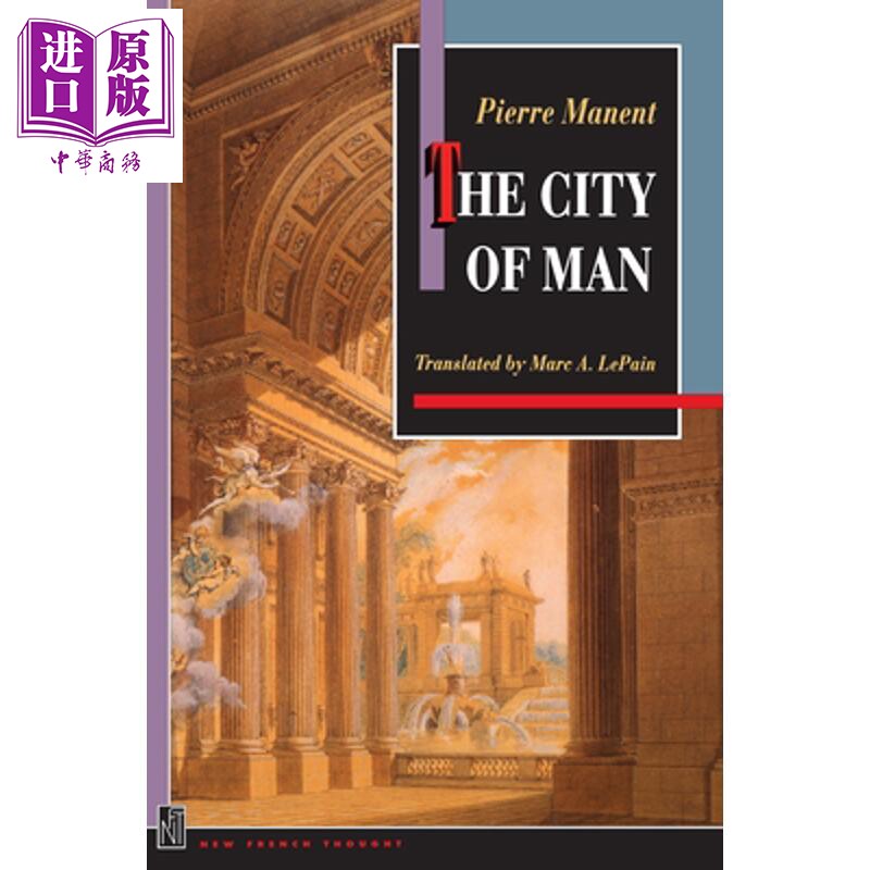 预售 曼城 The City of Man 英文原版 Pierre Manent【中商原版】