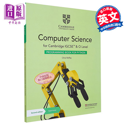 剑桥大学NEW Cambridge IGCSE and O Level Computer Science Programming Book for Python with Digital Access【中商原版?