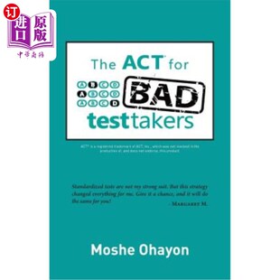Bad for Test Takers 行为 海外直订The 不合格考生 ACT