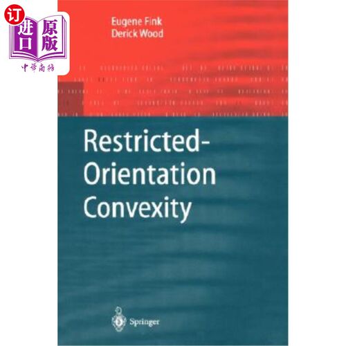 海外直订Restricted-Orientation Convexity Restricted-Orientation凸性