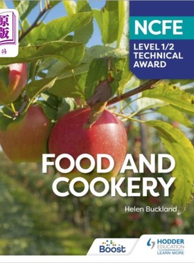 海外直订NCFE Level 1/2 Technical Award in Food and Cooke... 国家食品与烹饪学会二级技术奖