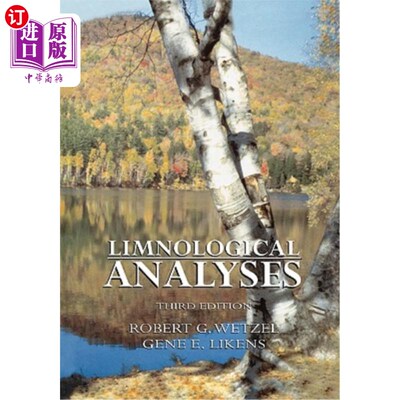 海外直订Limnological Analyses 石灰学分析