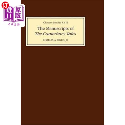 海外直订The Manuscripts of the Canterbury Tales 坎特伯雷故事集手稿