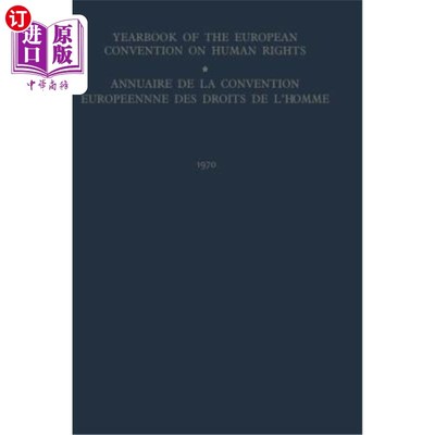 海外直订Yearbook of the European Convention on Human Rights / Annuaire de la Convention  《欧洲人权公约年鉴》/《欧