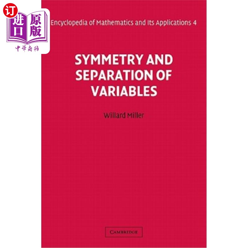 海外直订Symmetry and Separation of Variables 变量的对称性与分离
