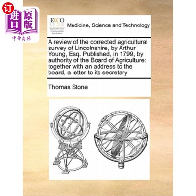 海外直订医药图书A review of the corrected agricultural survey of Lincolnshire, by Arthur Young,  对林肯郡修正农业调