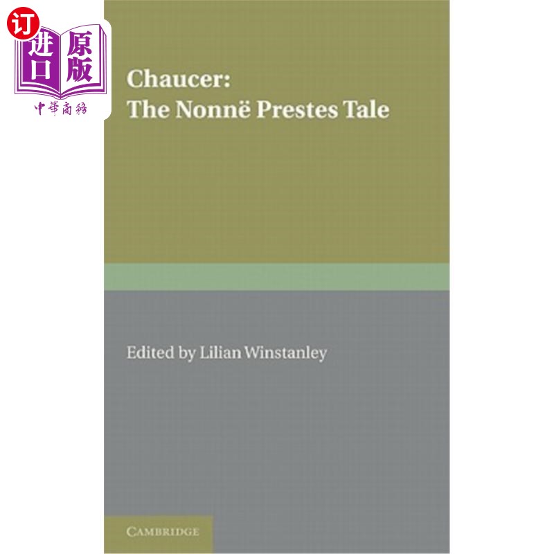 海外直订The Nonne Prestes Tale 诺恩?普雷斯特的故事