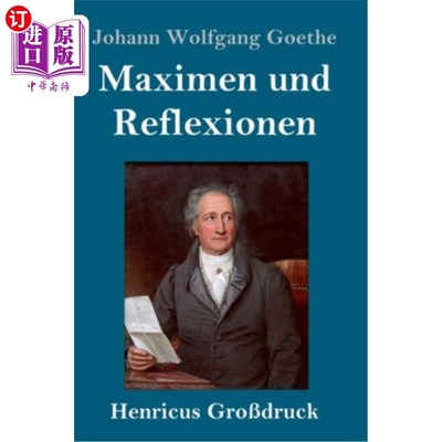 海外直订Maximen und Reflexionen (Gro?druck) 最大化和反射(压力)
