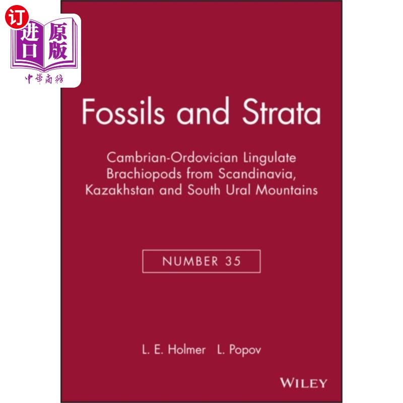 海外直订Cambrian-Ordovician Lingulate Brachiopods from S... 斯堪的纳维亚、哈萨克斯坦和南乌拉尔山脉的寒武系-奥陶纪舌