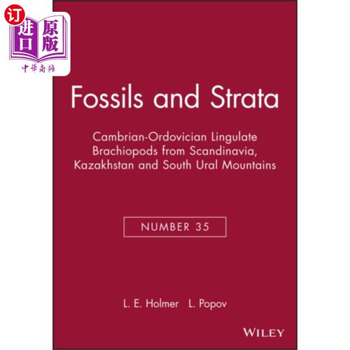 海外直订Cambrian-Ordovician Lingulate Brachiopods from S... 斯堪的纳维亚、哈萨克斯坦和南乌拉尔山脉的寒武系-奥陶纪舌