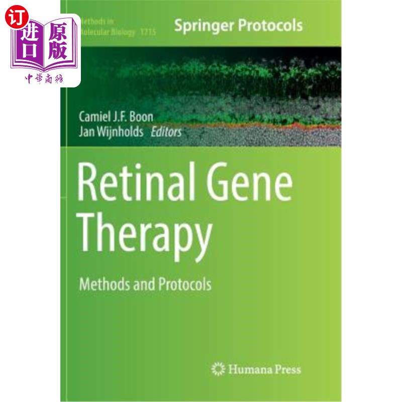 海外直订医药图书Retinal Gene Therapy: Methods and Protocols 视网膜基因治疗:方法和方案