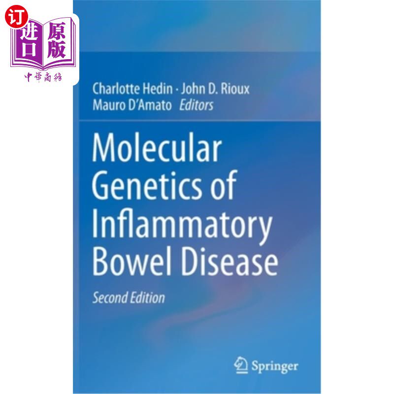 海外直订医药图书Molecular Genetics of Inflammatory Bowel Disease 炎症性肠病的分子遗传学