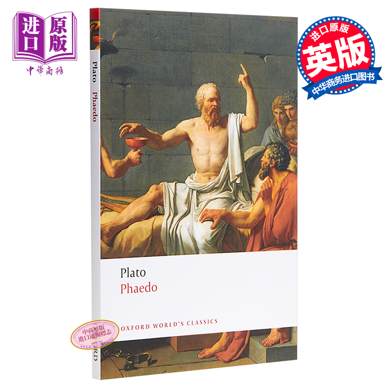 现货【中商原版】柏拉图：斐多篇（牛津世界经典系列）英文原版 Phaedo(Oxford Worlds Classics)