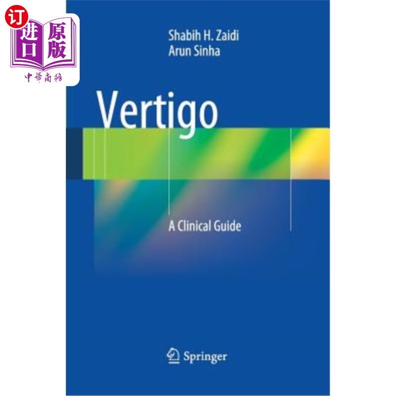 海外直订医药图书Vertigo: A Clinical Guide 眩晕:临床指南